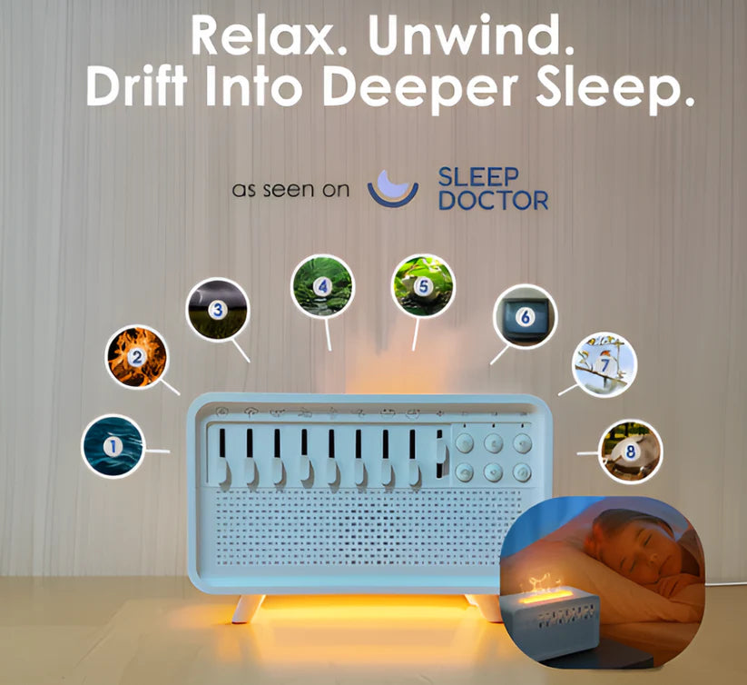 CalmoraHome™ Sleep Aid Noise Humidifier